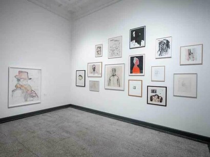 Various artists, Contemporary drawings, exhibition view. Courtesy of Latvian National Museum of Art