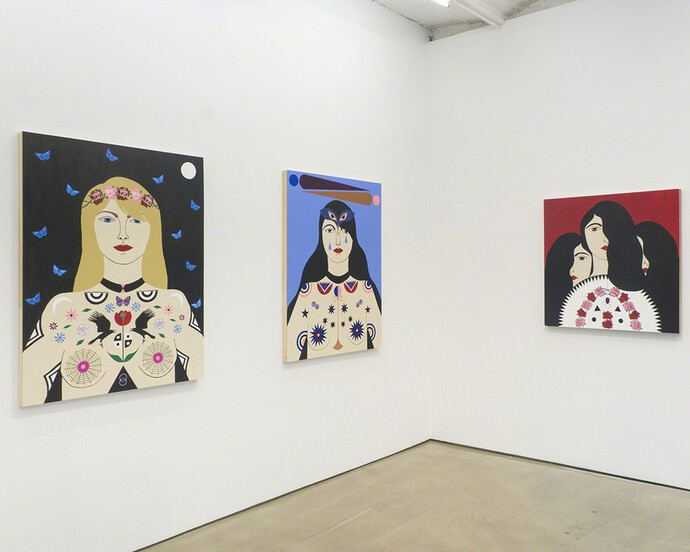 Sub Rosa, Exhibition view. Courtesy of Denny Gallery