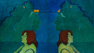 Agostino De Romanis, The dream doubles hope, (diptych) 2018