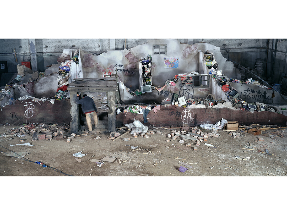 Wang Qingsong, Home, 120 x 250 cm,2005, Edition 9 _ 10 of 10 plus 2 APs © Wang Qingsong, courtesy Huxley-Parlour Gallery