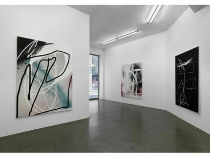 Jeff Elrod, Installation View – Simon Lee Gallery, London, 2013. Courtesy of the artist and Simon Lee Gallery