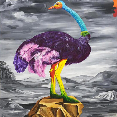 La Vida Loca
2019
acrylic on canvas 150 x 120 cm
