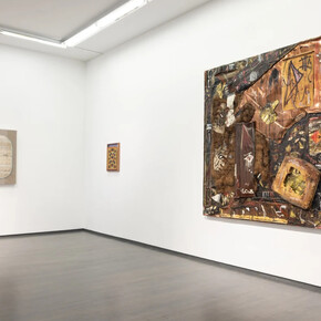 Various artists, Matter of fact, material as a political act, exhibition view. Courtesy of Kavi Gupta Gallery