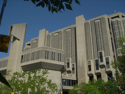 The John P. Robarts Research Library, commonly known as Robarts Library, is the main humanities and social sciences library of the University of Toronto Libraries and the largest individual library at the university, located on the St. George campus in downtown Toronto