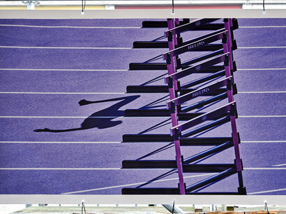 A look back at the Paris 2024 Games, exhibition view. Courtesy of The Olympic Museum