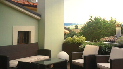 La cucina in terrazza 