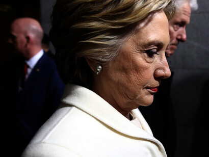 Hillary Clinton wearing white