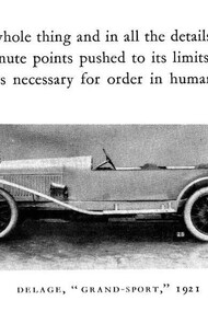 O automóvel “Delage Grand-Sport” em “Vers une architecture”, de Le Corbusier, 1923.