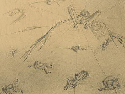 Alfred Kubin, The spider, ca. 1901/02. Courtesy of Albertina Museum