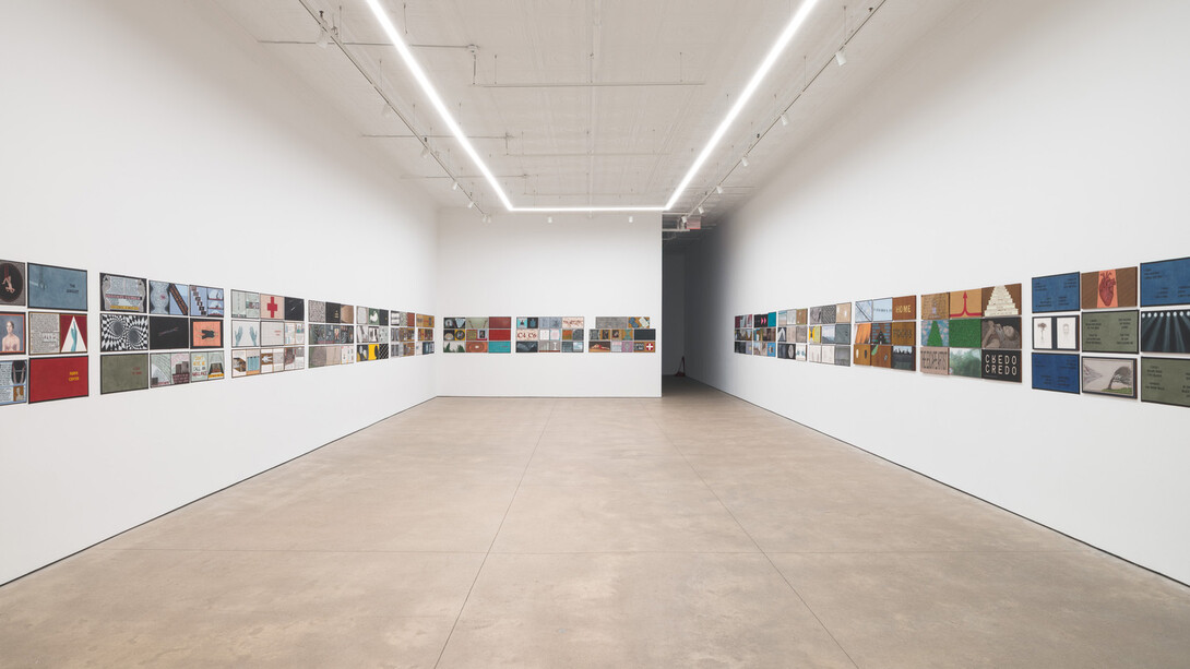 John Kelly, A friend gave me a book, exhibition view. Courtesy of P·P·O·W 