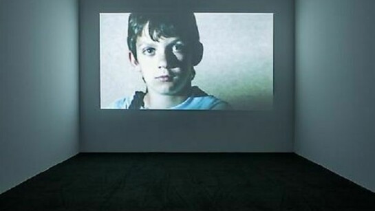 Installation view: John Bock, Keren Cytter, Paul Pfeiffer, Gillian Wearing, and Akram Zaatari, Regen Projects, Los Angeles, September 14 - October 26, 2013, Keren Cytter, Untitled, 2009