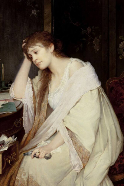 Luisa Max-Ehrler, Telegram, 1894. Courtesy of National Gallery