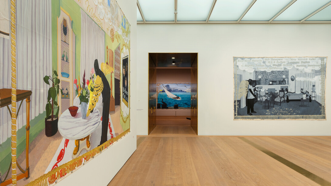 Kerry James Marshall, The histories, vue de l'exposition. Avec l'aimable autorisation du Kunsthaus Zürich