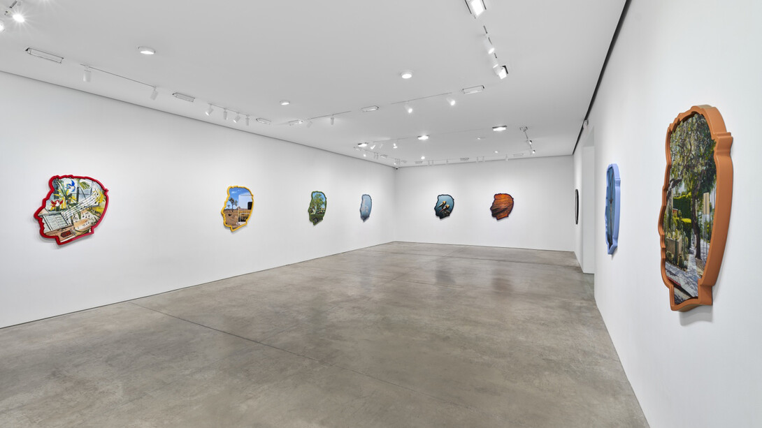 Alex Israel, Where is my mind? Exhibition view. Courtesy of Pace Prints Gallery