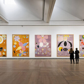 Hilma af Klint. The beyond, exhibition view. Courtesy of The National Museum of Modern Art