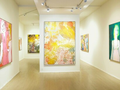 Grace Hartigan. The Late Paintings, Exhibition view. Courtesy of C. Grimaldis Gallery