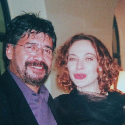 Luis Sepúlveda a Roma con Patricia Rivadeneira, foto di Paolo Angelosanto