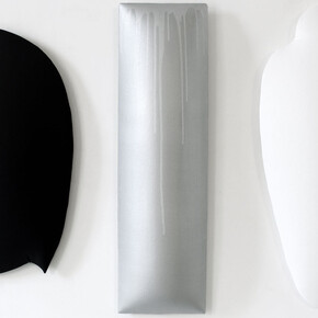 Cesare Berlingeri, Trittico Trinità, 2010, Tecnica mista su tela sagomata, cm 150,5 x 93,5 Courtesy private collection, Reggio Calabria Photo by Giovanni Fava
