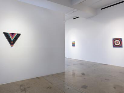 Triple Play. Paolo Arao, Rhys Coren and Erin O’Keefe, installation view. Courtesy of Steve Turner