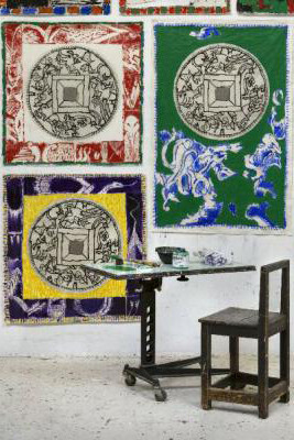 Pierre Alechinsky. Courtesy of Galerie Lelong