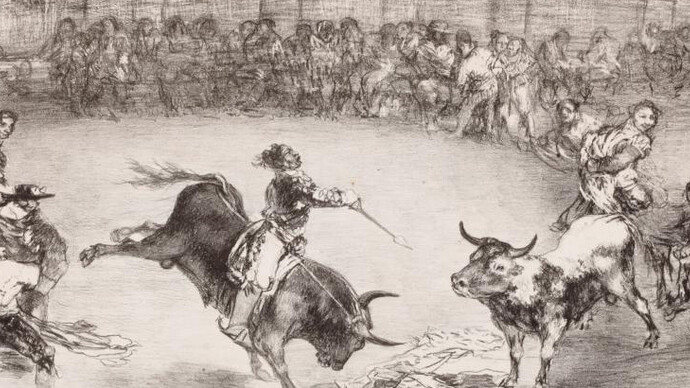 Francisco de Goya, The Famous American, Mariano Ceballos (1825)