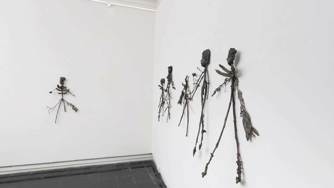 Lucia Leuci, Le 3:17, vista della mostra. Cortesia di Galleria Eugenia Delfini