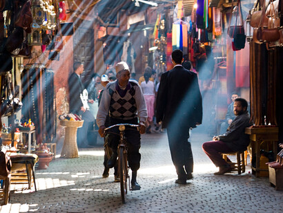 The souk of Marrakesh