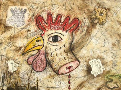 Jeffrey Vallance, Chicken (Gallus gallus domesticus), 2016. Edward Cella Art & Architecture