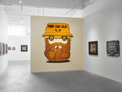 Jeremy Fish: The Spirit Animals. Courtesy of Jonathan LeVine Projects