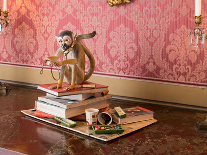 Bertozzi & Casoni, “Arte”, 2016, ceramica policroma, cm. h. 41 x 55 x 43