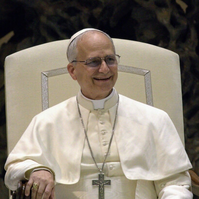 Papa Leone XIV incontra la stampa, 12 maggio 2025