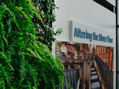 Yawkey Gallery on the Charles River. Courtesy of Museum of Science