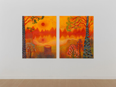 Camilla Engström and Julius Nordvinter, exhibition view. Courtesy of Carl Kostyál Gallery