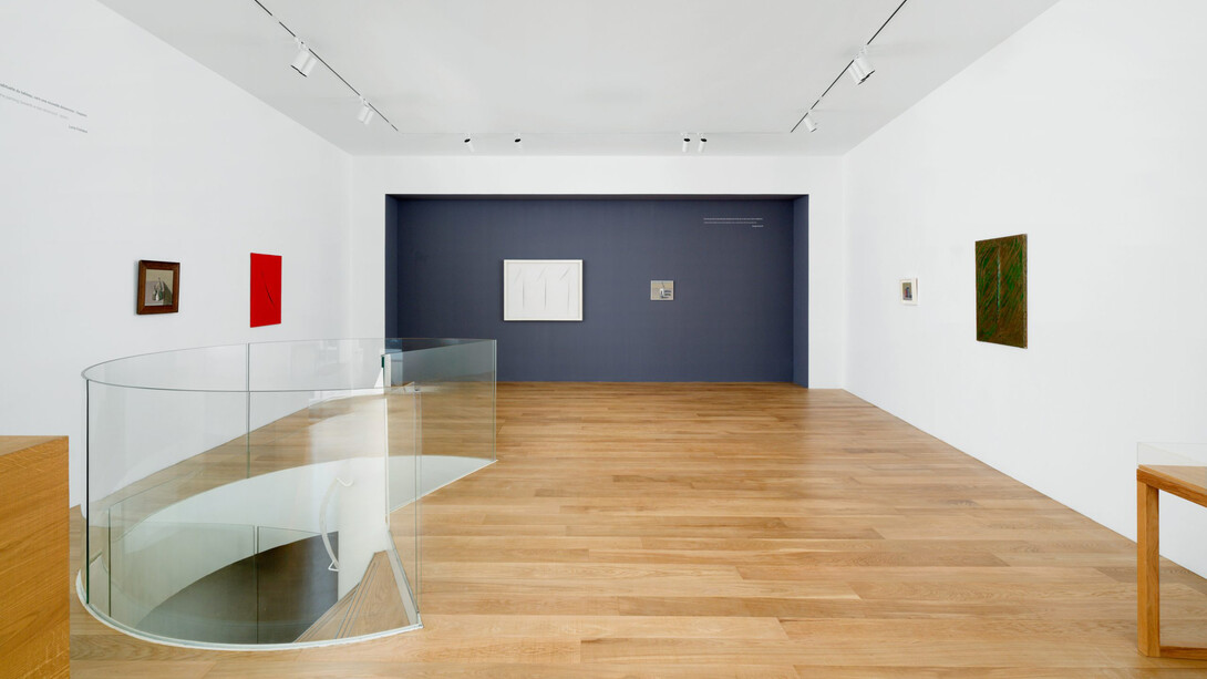 Au-Delà. Morandi/Fontana, exhibition view. Courtesy of Tornabuoni Art