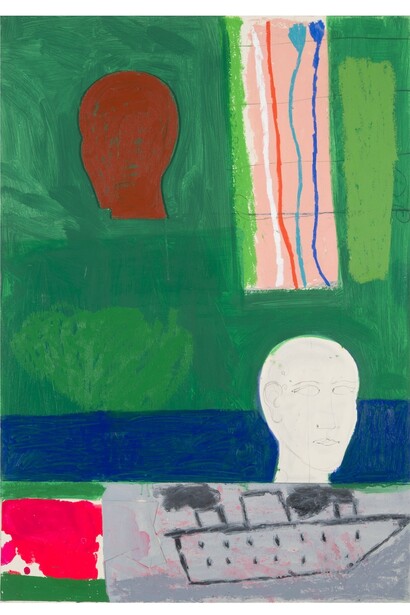 Mimmo Paladino. Courtesy of Galleria Giovanni Bonelli.