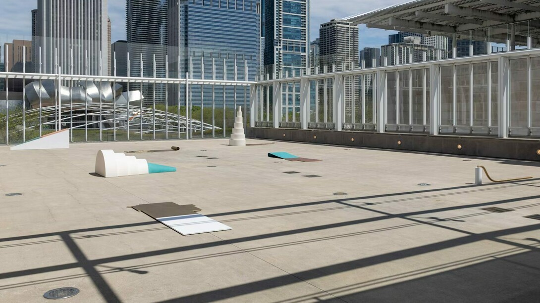 Iman Issa, Heritage studies, exhibition view. Courtesy of the Art Institute of Chicago