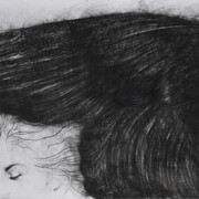 Omar Galliani, Altri voli (dettaglio), 2010. Per gentile concessione di CSArt - Comunicazione per l'Arte 