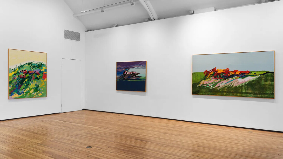 Kerstin Hans, Sommardyner [Summer dunes], exhibition view. Courtesy of Nathalie Karg Gallery 