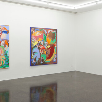 Sol Calero. Solo Pintura, Installation view, Barbara Gross Galerie Munich, 2018.
Photo: Wilfried Petzi, Courtesy Barbara Gross Galerie