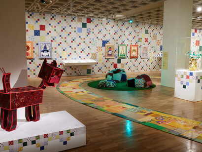 Raquel Caballero, The patchwork portal, exhibition view. Courtesy of Art Gallery of NSW