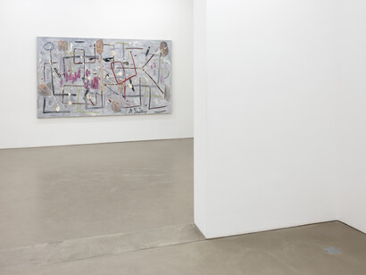 Verschiedene künstler, Abstraction, ausstellungsansicht. Mit freundlicher genehmigung der Galerie Guido W. Baudach