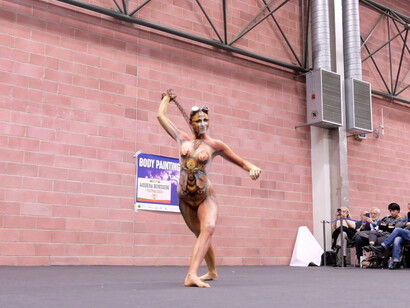 Body painting contest. Courtesy of Modena Fiere
