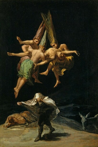 Francisco de Goya, Witches’ Flight (1798)