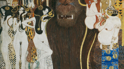 Gustav Klimt, fregio di Beethoven