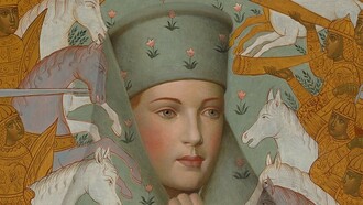 Andrey Remnev, Battlefield, 55x60cm, Oil on canvas, 2019, detail