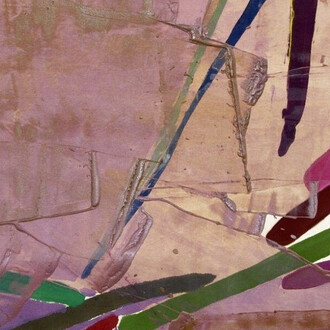 Kikuo Saito, Crimson, 1977. Courtesy of Sponder Gallery