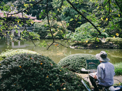 Pintando al aire libre