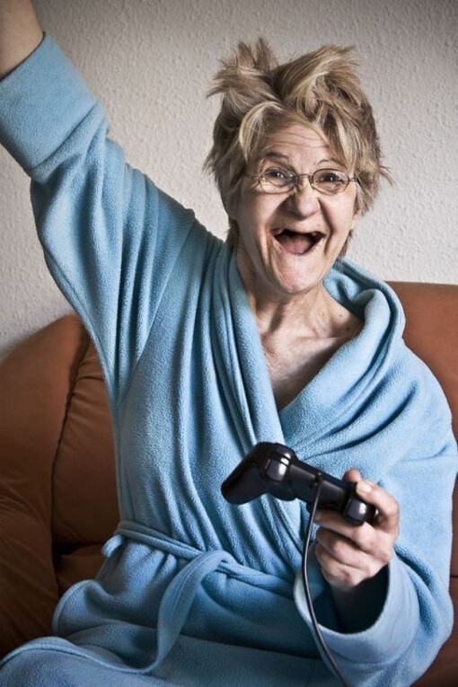 Una abuela muy moderna