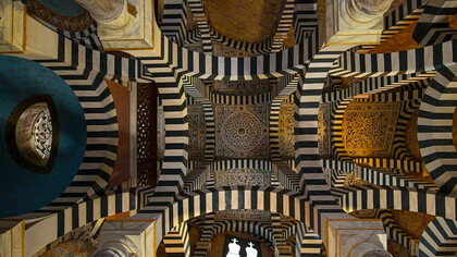 Una vista degli interni della Rocchetta Mattei