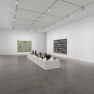 Gala Porras-Kim, Conditions for holding a natural form, exhibition view. Courtesy of Kukje Gallery